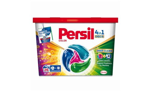 PERSIL POWER COLOR DISCS  skalbimo kapsulės spalvotiems 20 vnt