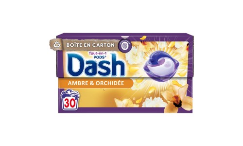 DASH AMBRE ORCHIDEE skalbimo kapsulės 30 vnt