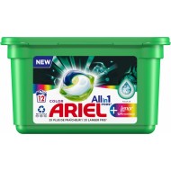 ARIEL PODS ALL IN 1 + LENOR UNSTOPPABLES skalbimo kapsulės spalvotiems 12 vnt