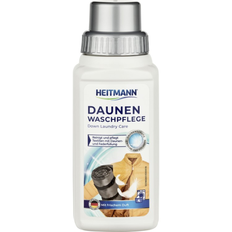HEITMANN skalbiklis pūkams ir pūkiniams rūbams 250 ml