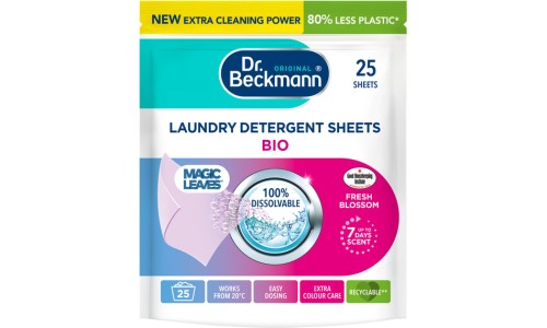 DR BECKMANN MAGIC LEAVES COLOR skalbimo lapeliai spalvotiems 25 vnt