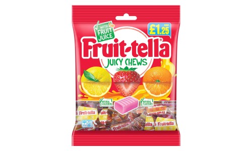 FRUITTELLA JUICY CHEWS kramtomieji saldainiai 135 g