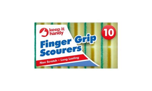 GRIPPER SPONGE SCOURER indų plovimo kempinės 10 vnt