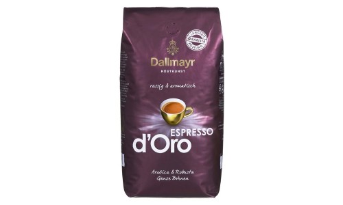 DALLMAYR ESPRESSO D'ORO kavos pupelės 1 kg