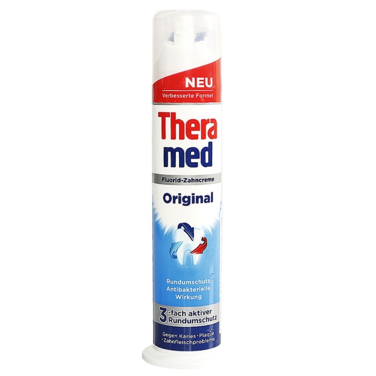 THERAMED ORIGINAL dantų pasta su dozatoriumi 100 ml