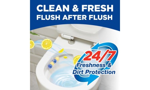 BLOO RIM BLOCK POWER ACTIVE LEMON wc muiliukai 2 vnt