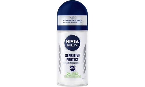 NIVEA SENSITIVE PROTECT vyriškas rutulinis dezodorantas 50 ml