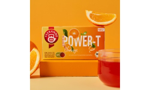 TEEKANNE ORANGE apelsinų skonio arbata su kofeinu 18 vnt
