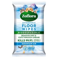 ZOFLORA antibakterinės grindų valymo servetėlės 15 vnt