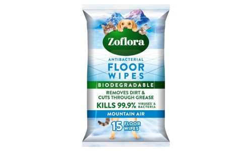 ZOFLORA antibakterinės grindų valymo servetėlės 15 vnt