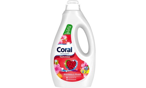 CORAL KIRSCHBLUTE & PFIRSICH skystas skalbiklis spalvotiems 1,15 l