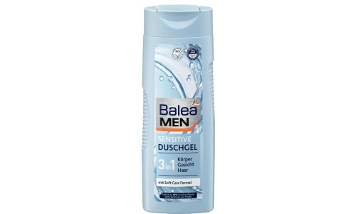 BALEA MEN DUSCHGEL SENSITIVE 3in1 vyriškas dušo gelis jautriai odai 300 ml