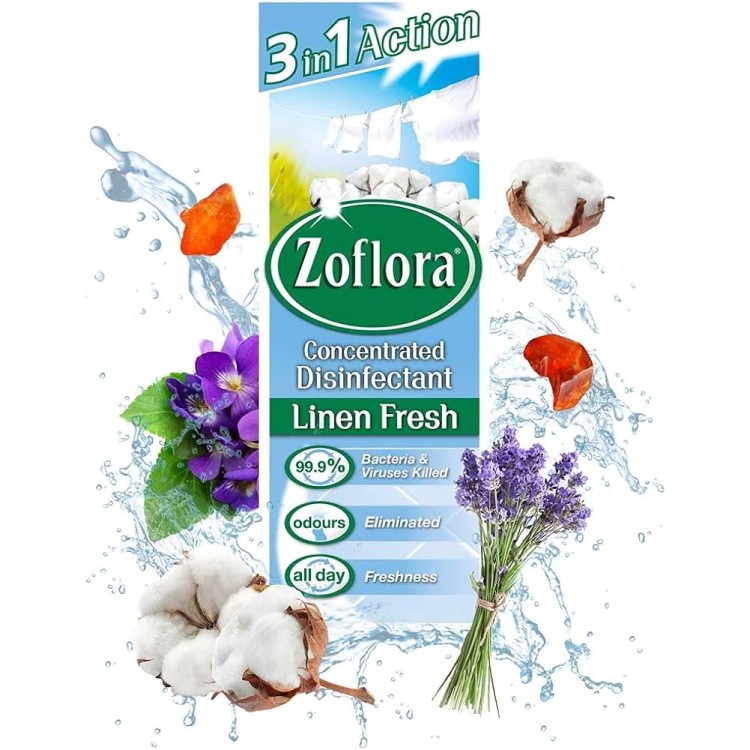ZOFLORA LINEN FRECH koncentruotas dezinfekantas 250 ml