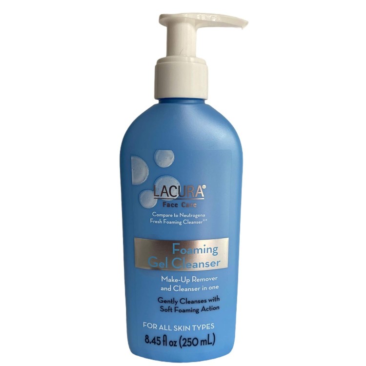 LACURA FOAMING GEL CLEANSER veido prausiklis ir makiažo valiklis 250 ml