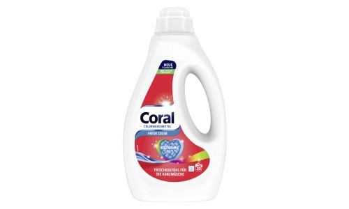 CORAL FRESH COLOR skystas skalbiklis spalvotiems audiniams 1 l