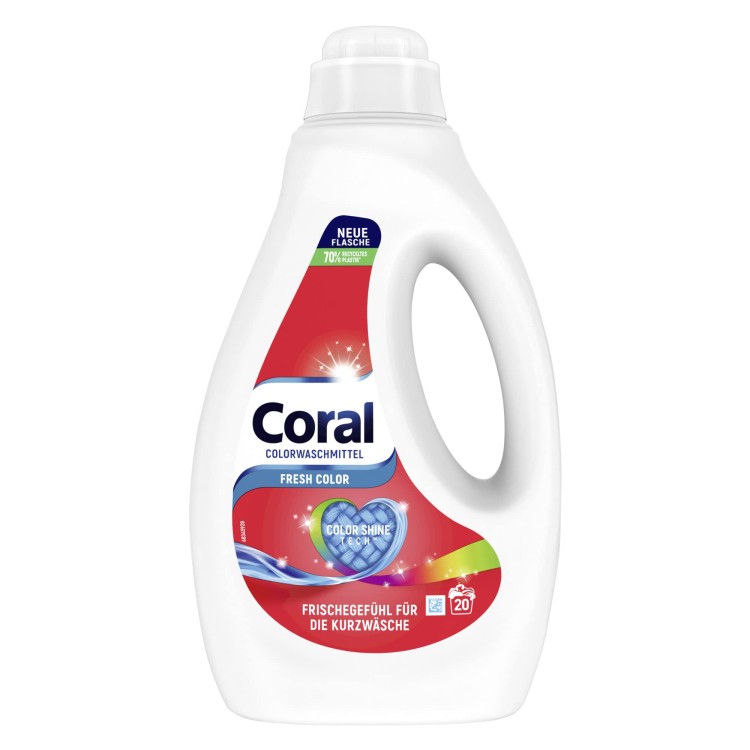 CORAL FRESH COLOR skystas skalbiklis spalvotiems audiniams 1 l