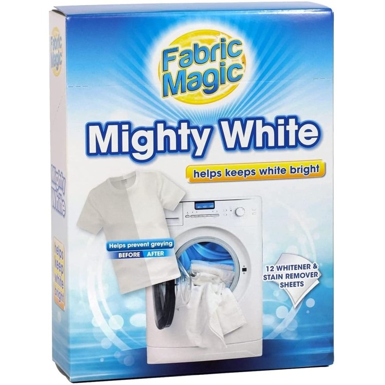 SWIRL MAGIC MIGHTY WHITE baltos spalvos skalbinių atnaujinimo servetėlės 12 vnt