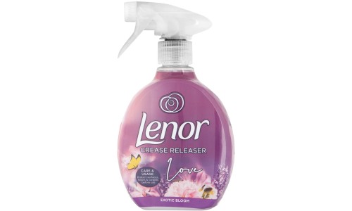 LENOR CREASE RELEASER EXOTIC BLOOM purškiklis audinių raukšlėms naikinti 500 ml