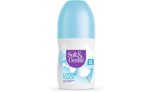SOFT ROLL ON COTTON rutulinis dezodorantas moterims 50 ml
