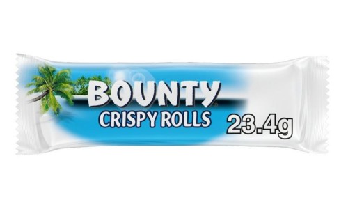BOUNTY CRIPSY ROLL šokoladinis batonėlis 23.4 g