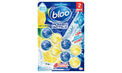 BLOO RIM BLOCK POWER ACTIVE LEMON wc muiliukai 2 vnt
