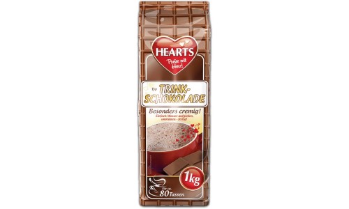 HEARTS TYP TRINK SCHOKOLADE kapučino gėrimas 1 kg