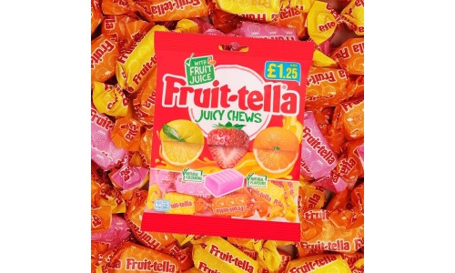 FRUITTELLA JUICY CHEWS kramtomieji saldainiai 135 g
