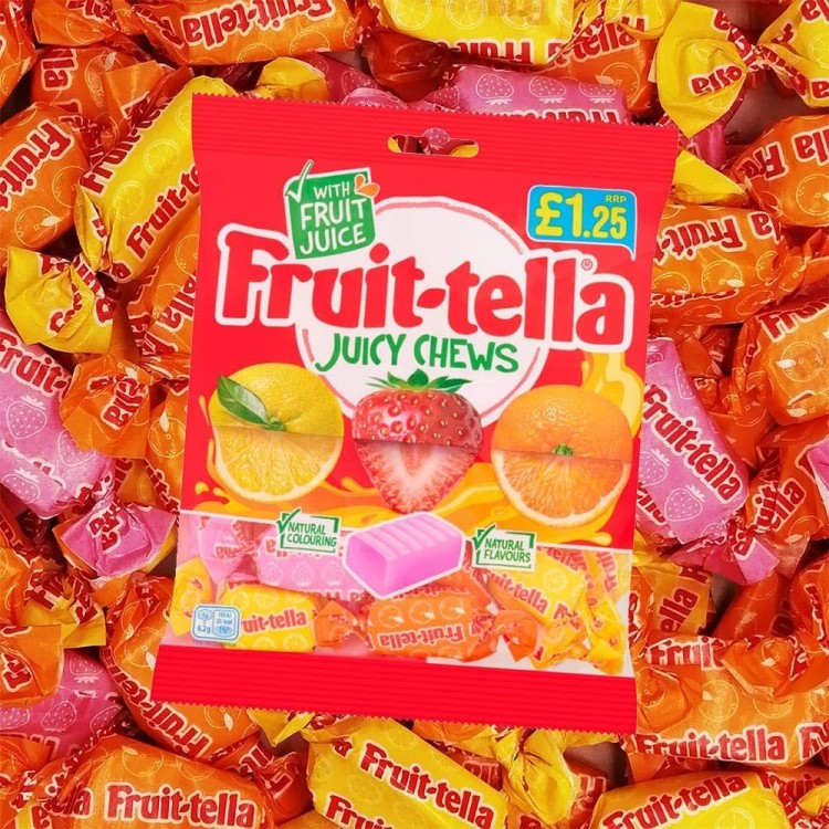 FRUITTELLA JUICY CHEWS kramtomieji saldainiai 135 g