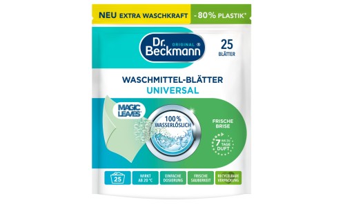 DR BECKMANN MAGIC LEAVES UNIVERSAL universalūs skalbimo lapeliai 25 vnt