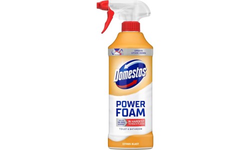DOMESTOS POWER FOAM CITRUS FRESH vonios kambario ir wc valiklis 450 ml
