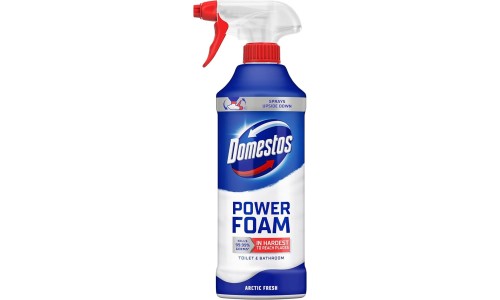 DOMESTOS POWER FOAM ARCTIC FRESH vonios kambario ir wc valiklis 450 ml