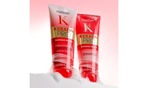 CREIGHTONS KERATIN PRO DAMAGE REPAIR plaukų kondicionierius 250 ml