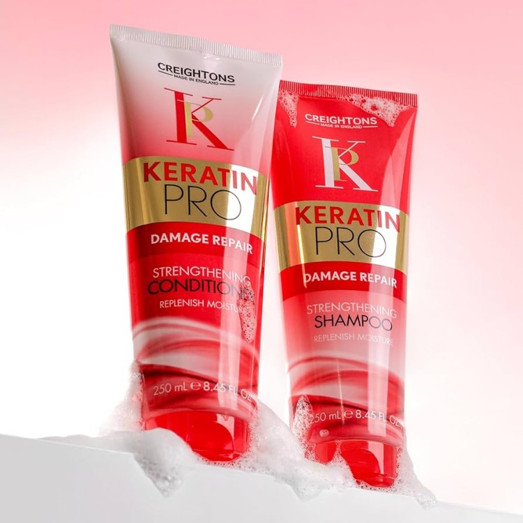 CREIGHTONS KERATIN PRO DAMAGE REPAIR plaukų šampūnas 250 ml
