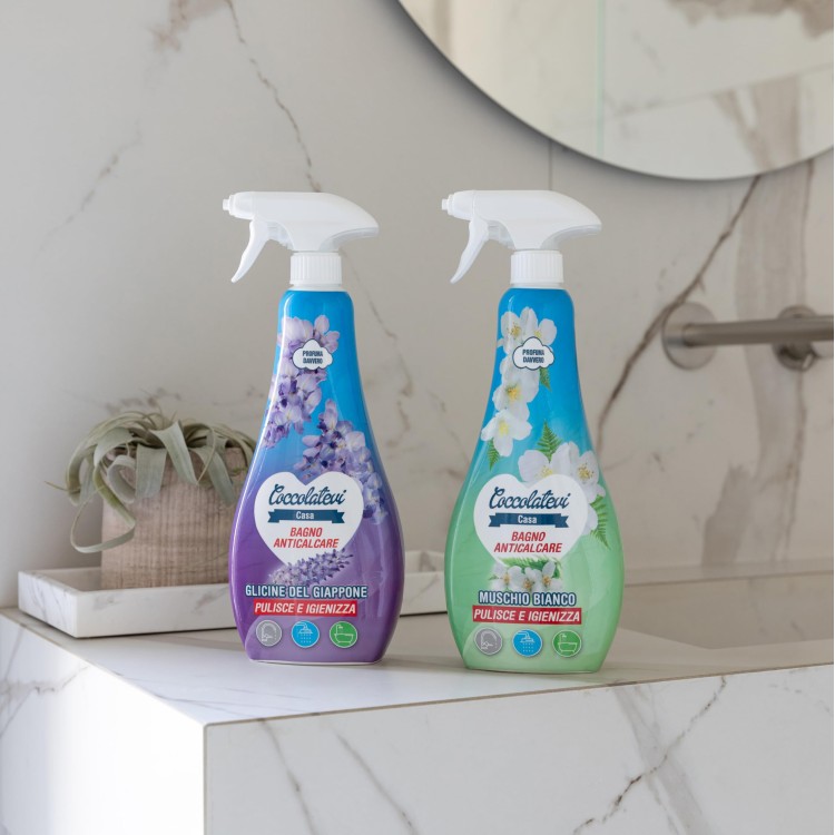 COCCOLATEVI BAGNO ANTICLARE MUSCHINO BIANCO vonios kambario valiklis 750 ml