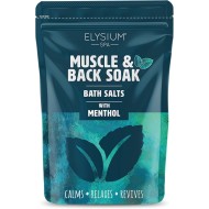 ELYSIUM SPA MUSCLE + BACK SOAK WITH MENTHOL vonios druska 450 g