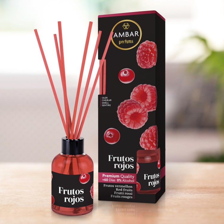 AMBAR MIKADO FRUTOS ROJOS namų kvapas 45 ml
