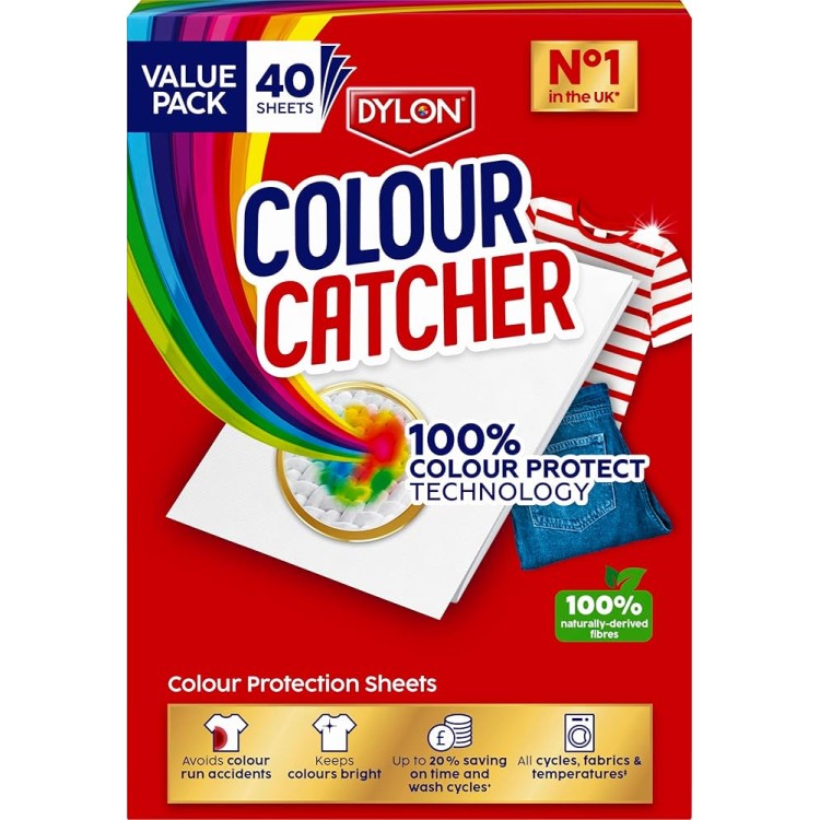 DYLON COLOUR CATCHER MAX PROTECT spalvas sugeriančios servetėlės 12 vnt