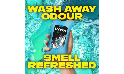 LYNX ICE CHILL dušo žėlė vyrams 225ml