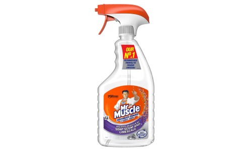MR MUSCLE PLATINUM SHOWER CLEANER vonios kambario valiklis 750 ml
