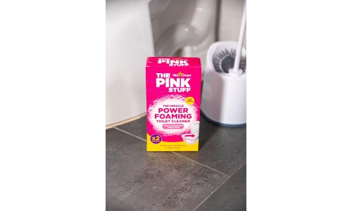 THE PINK STUFF POWER FOAMING tualeto valymo milteliai 3 x 100 g