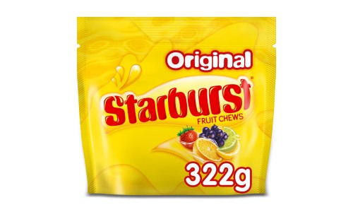 STARBURST POUCH ORIGINAL CHEWS saldainiai 322 g