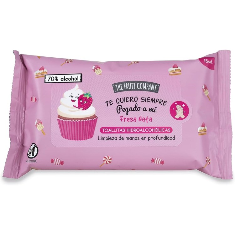 THE FRUIT COMPANY veido ir rankų drėgnos servetėlės 15 vnt
