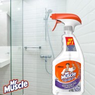 MR MUSCLE PLATINUM SHOWER CLEANER vonios kambario valiklis 750 ml