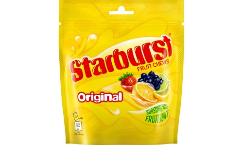 STARBURST ORIGINAL FRUITS POUCH saldainiai 127 g