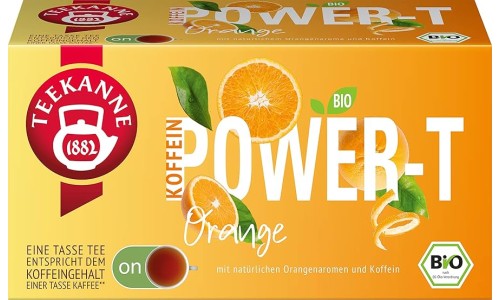 TEEKANNE ORANGE apelsinų skonio arbata su kofeinu 18 vnt