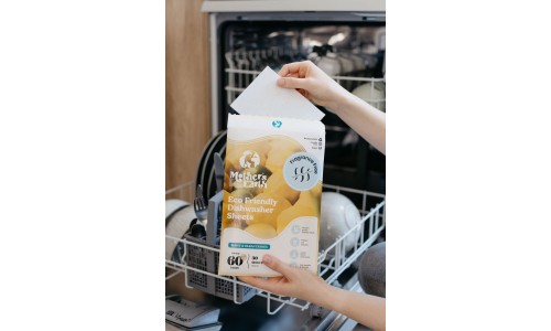 MOTHERS EARTH DISHWASHER SHEETS ekologiški indaplovės lapeliai 30 vnt