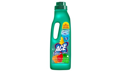 ACE ULTA STAIN REMOVER dėmių valiklis spalvotiems audiniams 1l