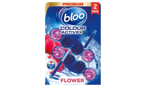 BLOO RIM BLOCK POWER ACTIVE FLOWERS wc muiliukai 2 vnt