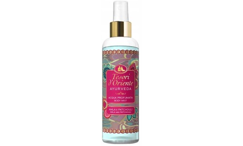 TESORI D'ORIENTE ACQUA PROFUMATA AYURVEDA parfumuota kūno dulksna 200 ml TESORI D'ORIENTE ACQUA PROFUMATA AYURVEDA parfumuota kūno dulksna 200 ml