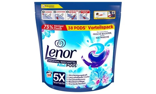 LENOR PODS ALLin1 APRILFRISCH skalbimo kapsulės 38 vnt
